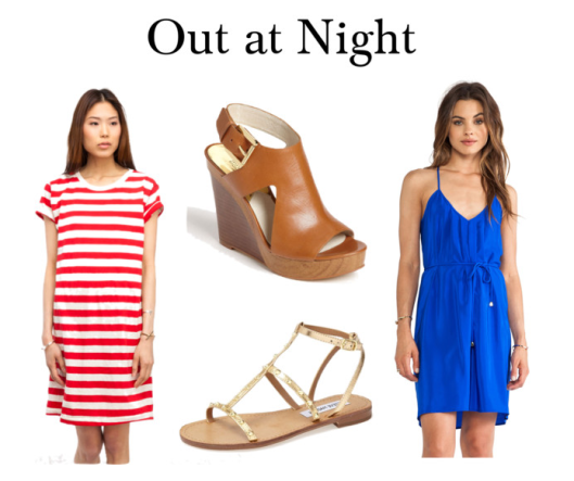 red white blue dress shoes evening casual